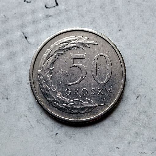 50 грошей 2015 года Польша. Третья Республика..