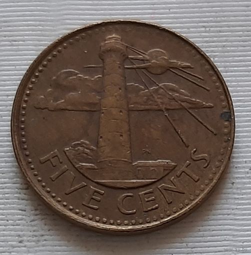 5 центов 2004 г. Барбадос