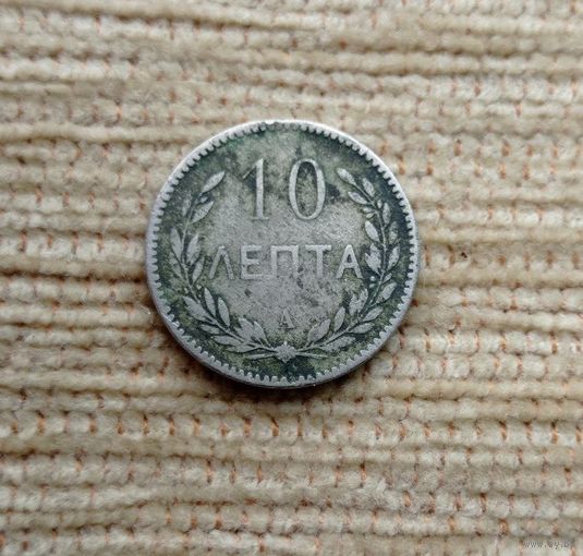 Werty71 остров Крит 10 лепта 1900