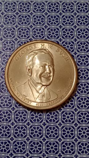 США 1 доллар 2020 D Джордж Буш 41 президент