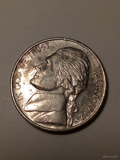 5 центов США 1992 D год