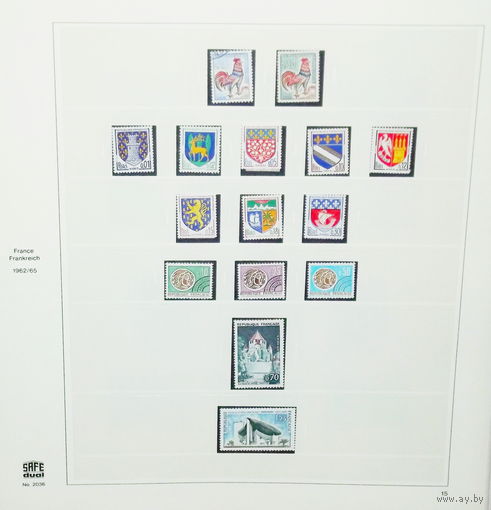 ФРАНЦИЯ.Хронология.РАСПРОДАЖА АЛЬБОМА ПОСТРАНИЧНО !Могут встречаться аккуратные наклейки! СОСТОЯНИЕ НА ФОТО !