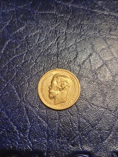 5 рублей 1900 николай 2 золото