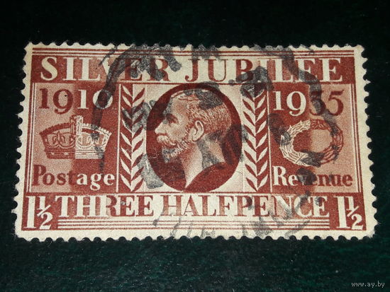 Великобритания 1935 Король Георг V. Серебряный юбилей