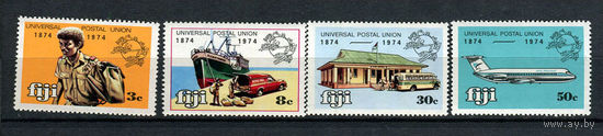 Фиджи - 1974 - 100-летие ВПС - [Mi. 320-323] - полная серия - 4 марки. MNH.