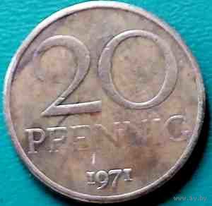 ГДР 20 пфеннигов 1971 (1)