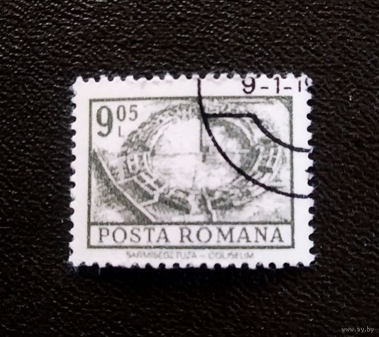 Марка Румыния 1972 год Стандарт Архитектура