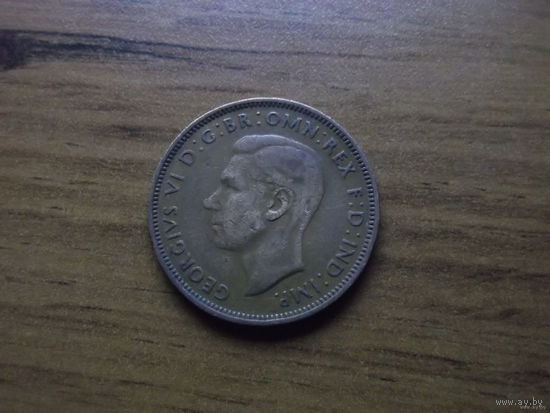 Великобритания 1/2 пенни 1943