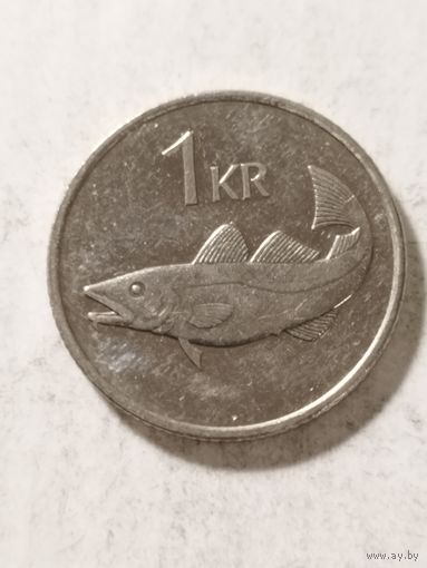 Исландия 1 крона 1999