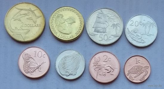 Токелау 1, 2, 5, 10, 20, 50 центов, 1, 2 доллара 2017 г. Комплект 8 шт.