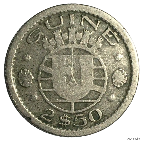 Гвинея-Бисау 2,5 эскудо, 1952