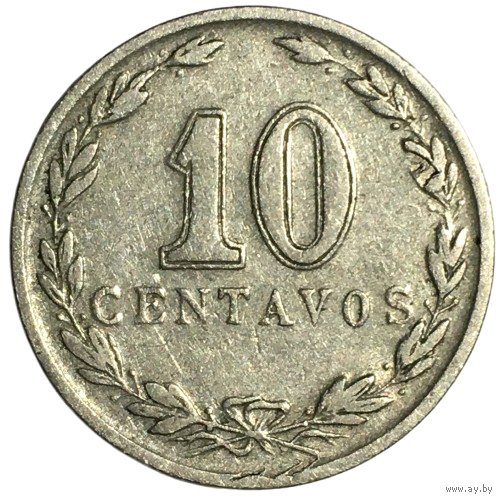 Аргентина 10 сентаво, 1928