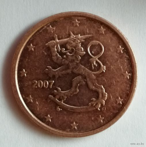 Финляндия 2 евроцента, 2007 г., KM# 99