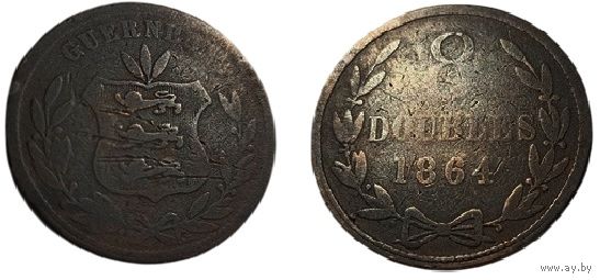 БЕЙЛИВИК ГЕРНСИ. 8 ДУБЛЕЙ 1864.