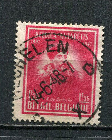 Бельгия - 1947 - Капитан Адриен де Жерлаш 1,35Fr - [Mi.791] - 1 марка. Гашеная.  (Лот 13HN)-T2P16