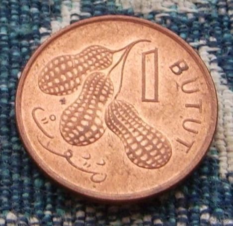 Гамбия 1 бутут 1998 года. Арахис.