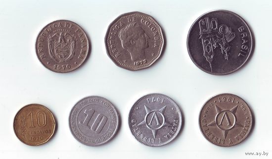 Монеты Южной и Центральной Америки.