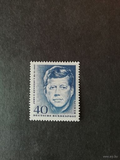 Западный Берлин 1964 марка "Годовщина смерти Президента США Джона Кеннеди" (чистая**) Mi.241 каталог 0.60 евро