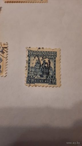 Марка Чехословакия "Прага" 1927-1931.