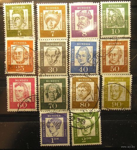 ФРГ 1961, Знаменитые немцы х 14