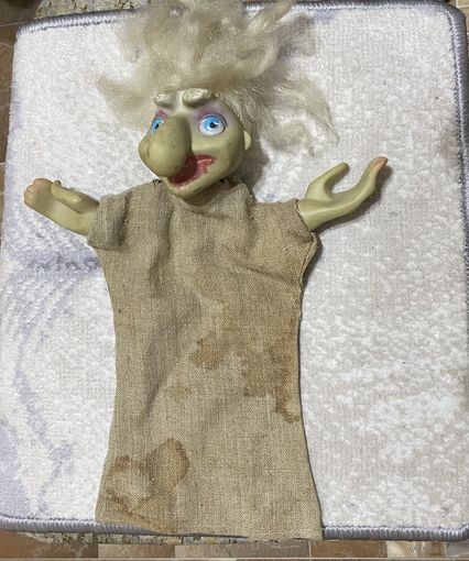 Кукла театральная Баба Яга. СССР.