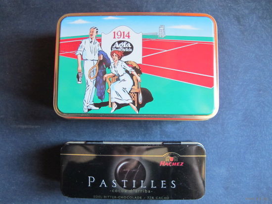 2 металлические коробки - 130х80х50 мм и 120х45х30 мм