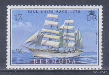 [1142] Бермуды 1976. Корабли.Парусники. БЕЗ КЛЕЯ.
