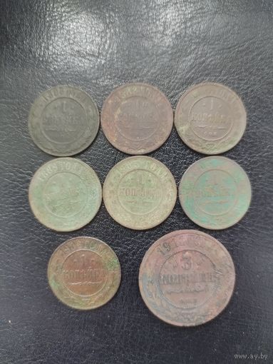 Лот монет РИ с рубля