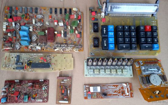 Платы Советские с Радиодеталями