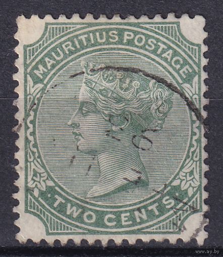 10.BrKM. Великобритания. Колонии. Маврикий. Виктория. Стандарт. 2C. 1885 г. Mi.#67.