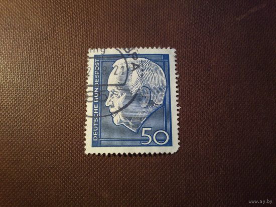 ФРГ 1964 г. Карл Генрих Любке - федеральный президент Германии 1959 -1969 гг.
