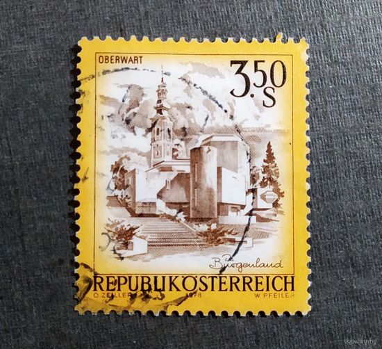 Марка Австрия 1974 год Пейзаж