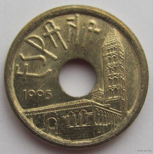 Испания 25 песет, 1995 Кастилия и Леон UNC