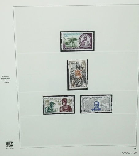 ФРАНЦИЯ.Хронология.РАСПРОДАЖА АЛЬБОМА ПОСТРАНИЧНО !Могут встречаться аккуратные наклейки! СОСТОЯНИЕ НА ФОТО !