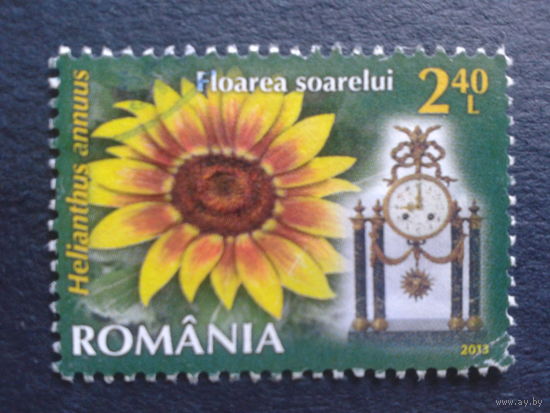 Румыния 2013 часы и цветы, стандарт