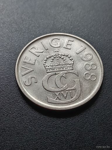 Швеция 5 крон 1988 г.