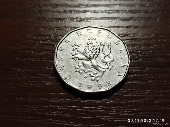 Чехия 2 кроны 1993