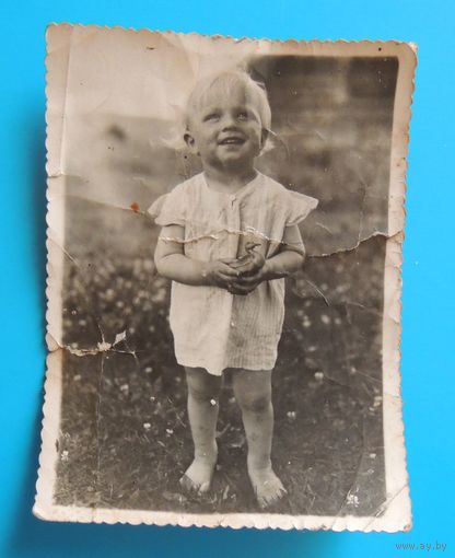 Фото "Маленькая полешучка", 1923г.