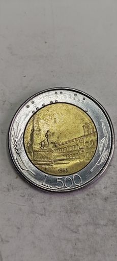 Италия 500 лир 1983