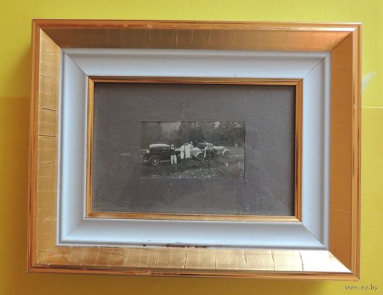 Фото в рамке "Автомобили", 1920-1930-е гг. (8*4 см без паспарту)