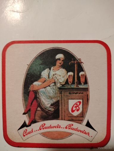 Бирдекель (подставка под пиво) Budweiser/Чехия