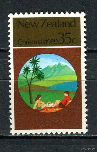 Новая Зеландия - 1980 - Рождество 35С - [Mi.809] - 1 марка. MNH.  (LOT Fh20)-T10P7