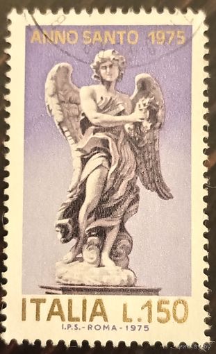 Италия 1975. Скульптура ангелов с моста Сант-Анджело в Риме