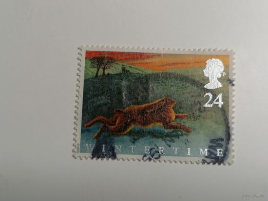 Великобритания 1992. Животные зимой