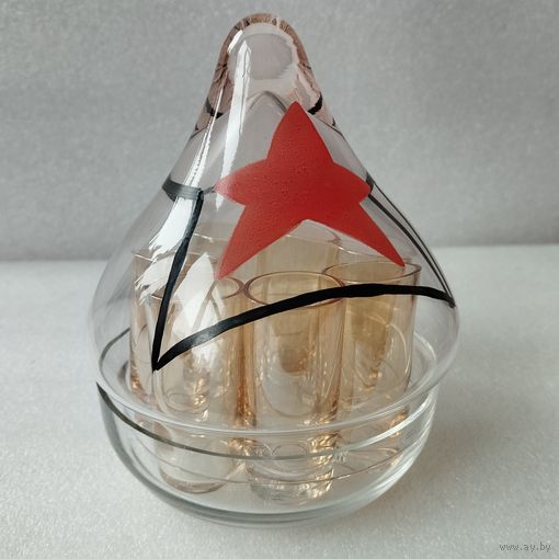 Набор коньячный Будёновка, СССР