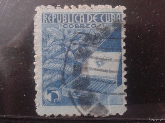 Куба 1939 Растущий табак, коробка сигар