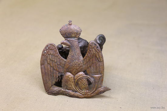 Киверная бляха армии НАПОЛЕОНА, линейный полк. ВОЙНА 1812 год. Распродажа коллекции вещей. С РУБЛЯ! АУКЦИОН!