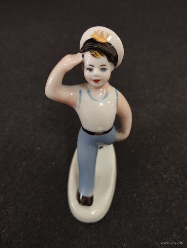 Статуэтка фарфоровая Морячок, Полонский з-д. СССР