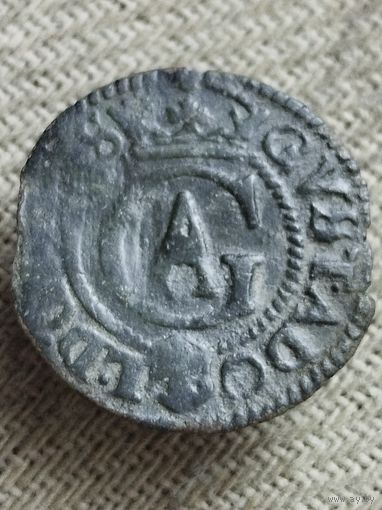 Распродажа - солидус (без даты)1621 - 1634,Ливония,Шведская оккупация Риги,Густав II Адольф