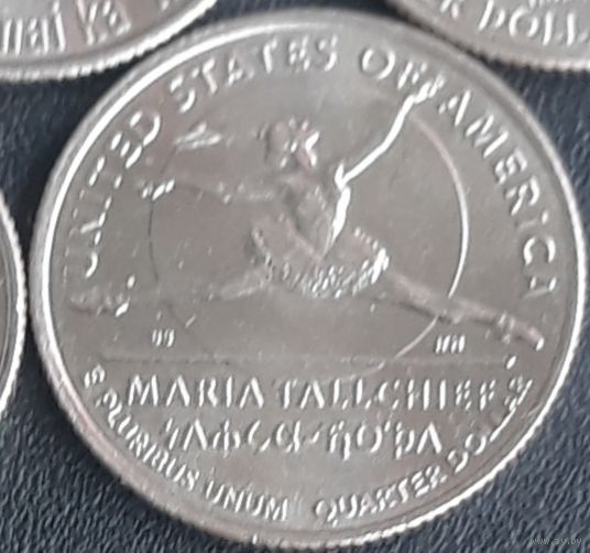 25 центов (квотер) 2023 D США Мария Толчиф
